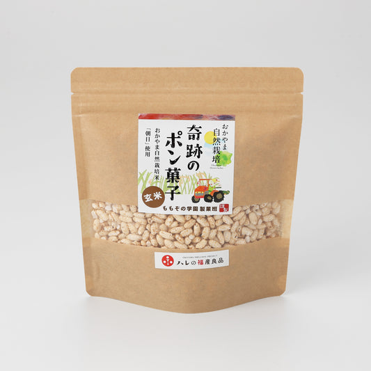 おかやま自然栽培 奇跡のポン菓子 50g*